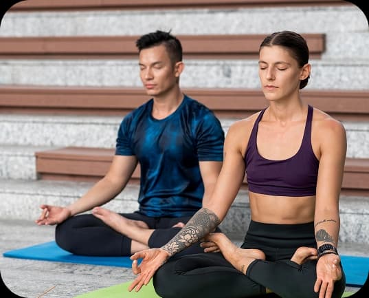 Couples breathwork session